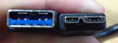 USB3.0 端子形状