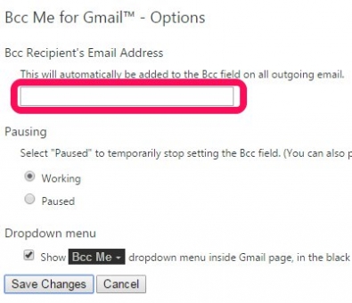 続：Gmailで自動的にBcc:を追加する方法１