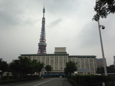 東京タワーと東京プリンスホテル